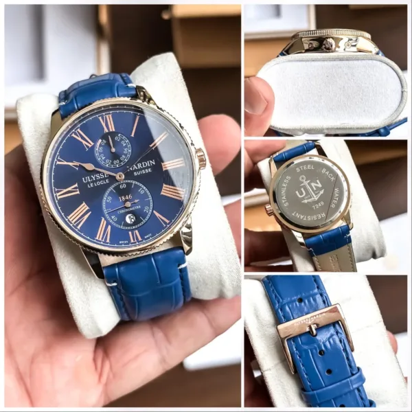 Ulasse Nardin Watch(leather belt)