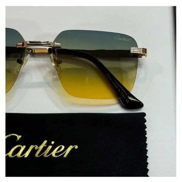 CARTIER SUNGLASSES WITH BRAND BOX & BRAND BAG - Image 2