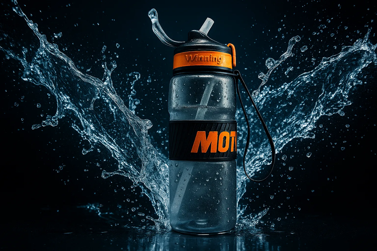 HydroPulse Max 65oz Motivational Water Bottle